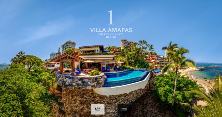 Villa Amapas 1 - Playa Amapas, Lower Conchas Chinas, Puerto Vallarta, Jalisco, Mexico luxury real estate & vacation rental home.