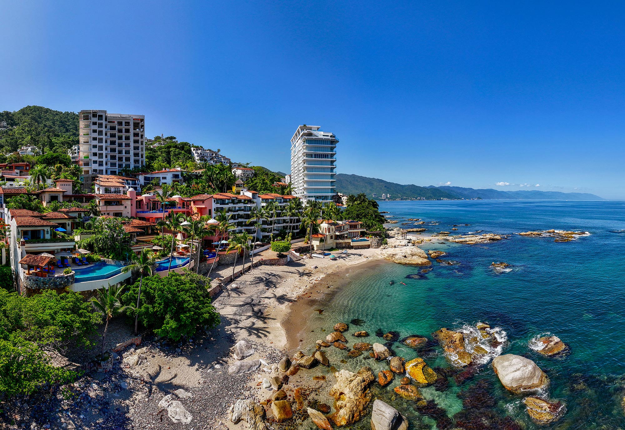 Villa Amapas 2 - Playa Amapas, Lower Conchas Chinas, Puerto Vallarta, Jalisco, Mexico luxury real estate & vacation rental home.