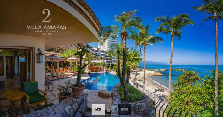 Villa Amapas 2 - Playa Amapas, Lower Conchas Chinas, Puerto Vallarta, Jalisco, Mexico luxury real estate & vacation rental home.